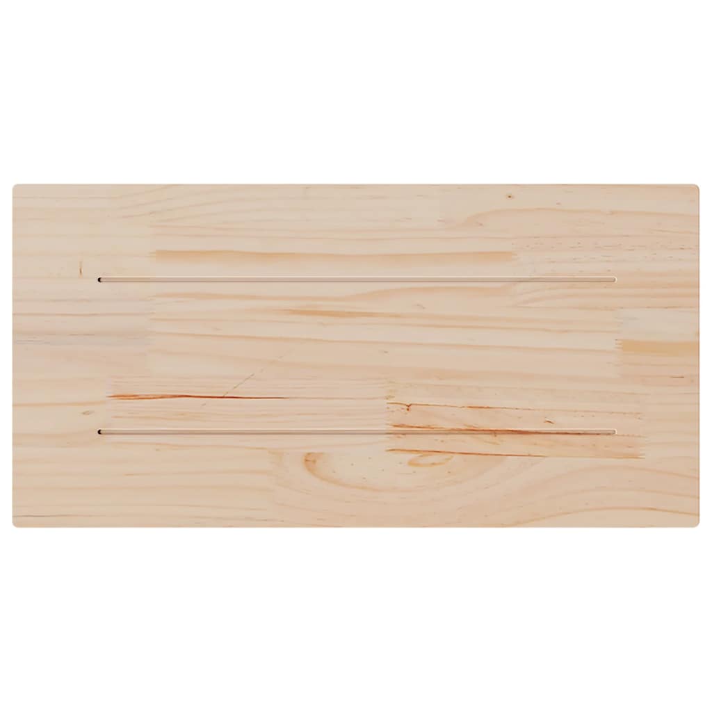 Stolne ploče 2 kom 60x30x1,7 cm od masivne borovine pravokutne