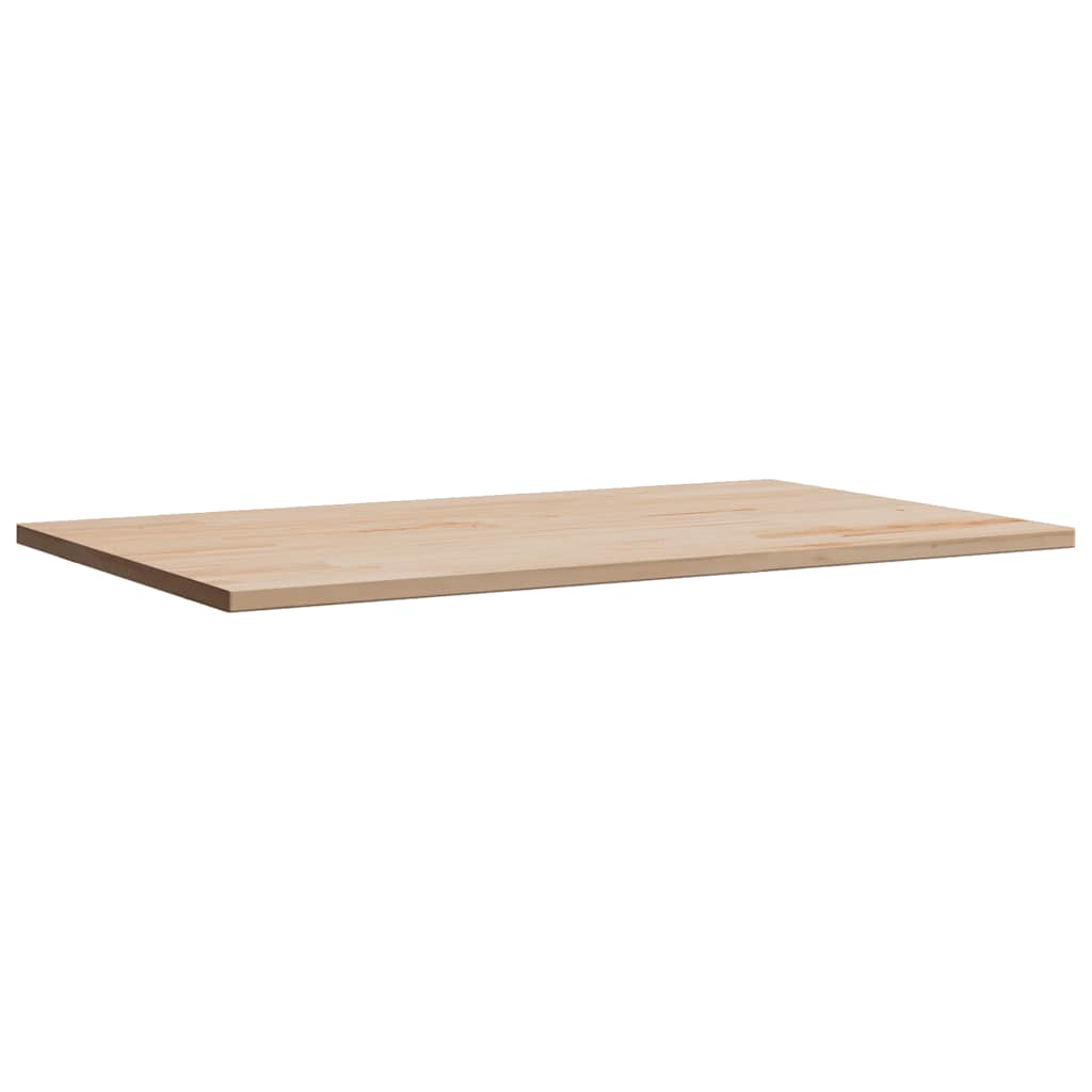 Ploča za stol 80 x 50 x 1,7 cm od masivne borovine pravokutna