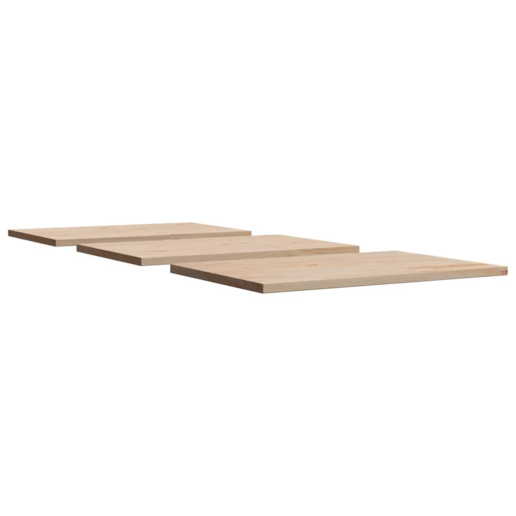 Stolne ploče 3 kom 80x47x1,7 cm od masivne borovine pravokutne