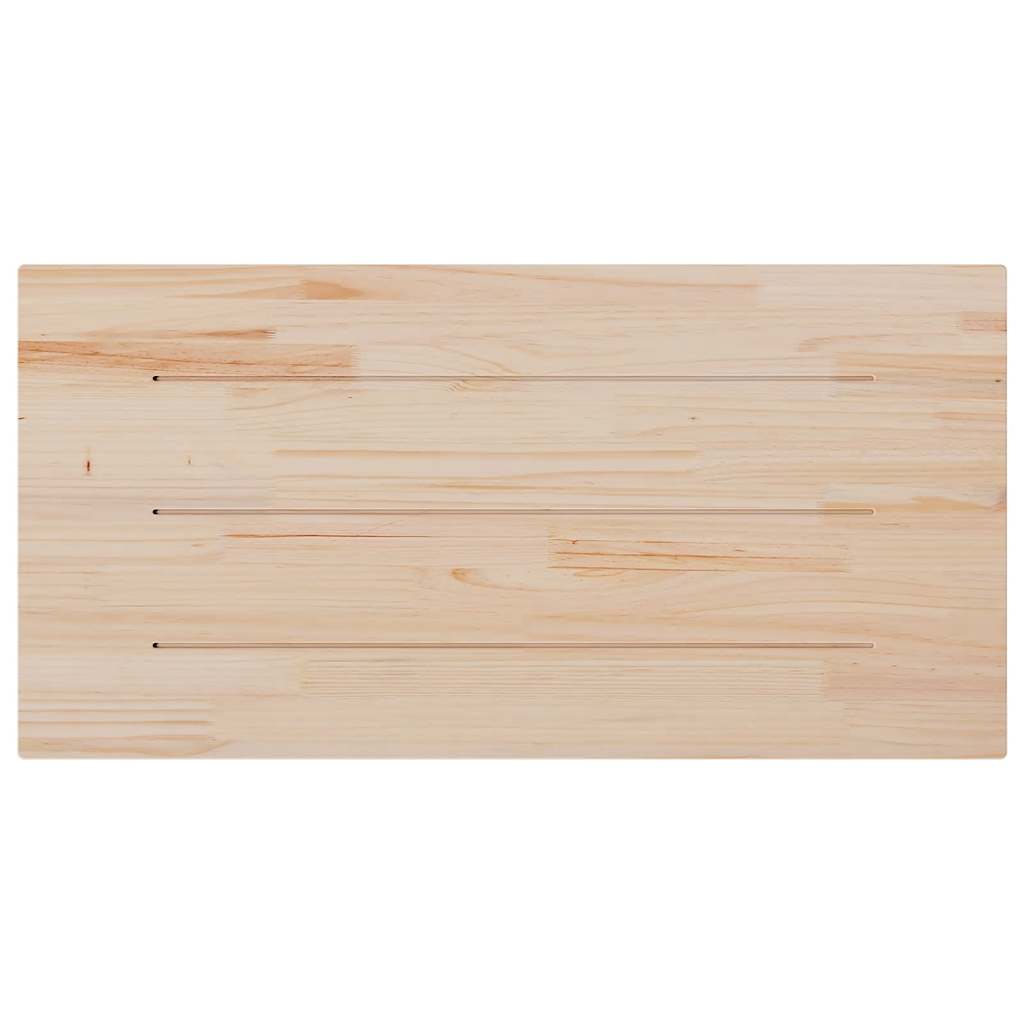 Stolne ploče 2 kom 100x50x1,7 cm od masivne borovine pravokutne