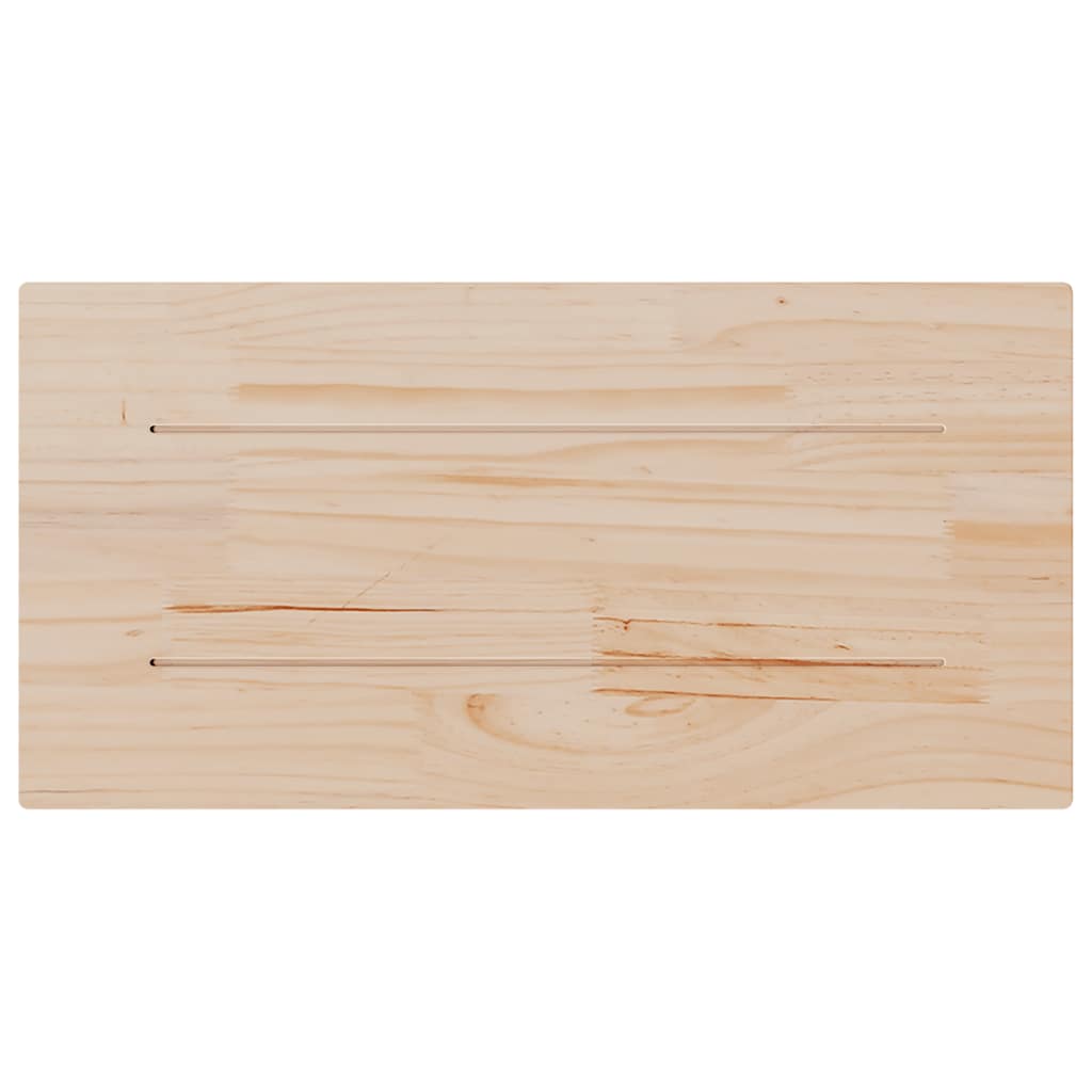Stolne ploče 2 kom 70x35x2,5 cm od masivne borovine pravokutne