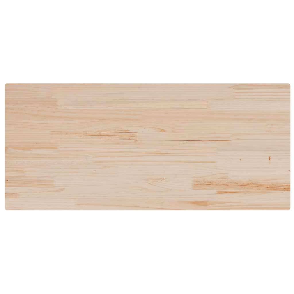 Ploča za stol 90 x 40 x 2,5 cm od masivne borovine pravokutna