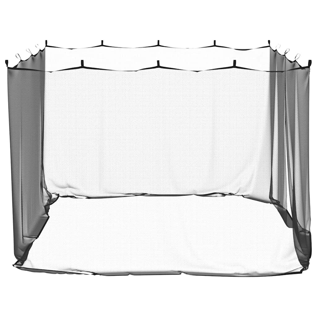 Mreža protiv komaraca za vanjsku upotrebu 220 mreža crna 300x300x200 cm