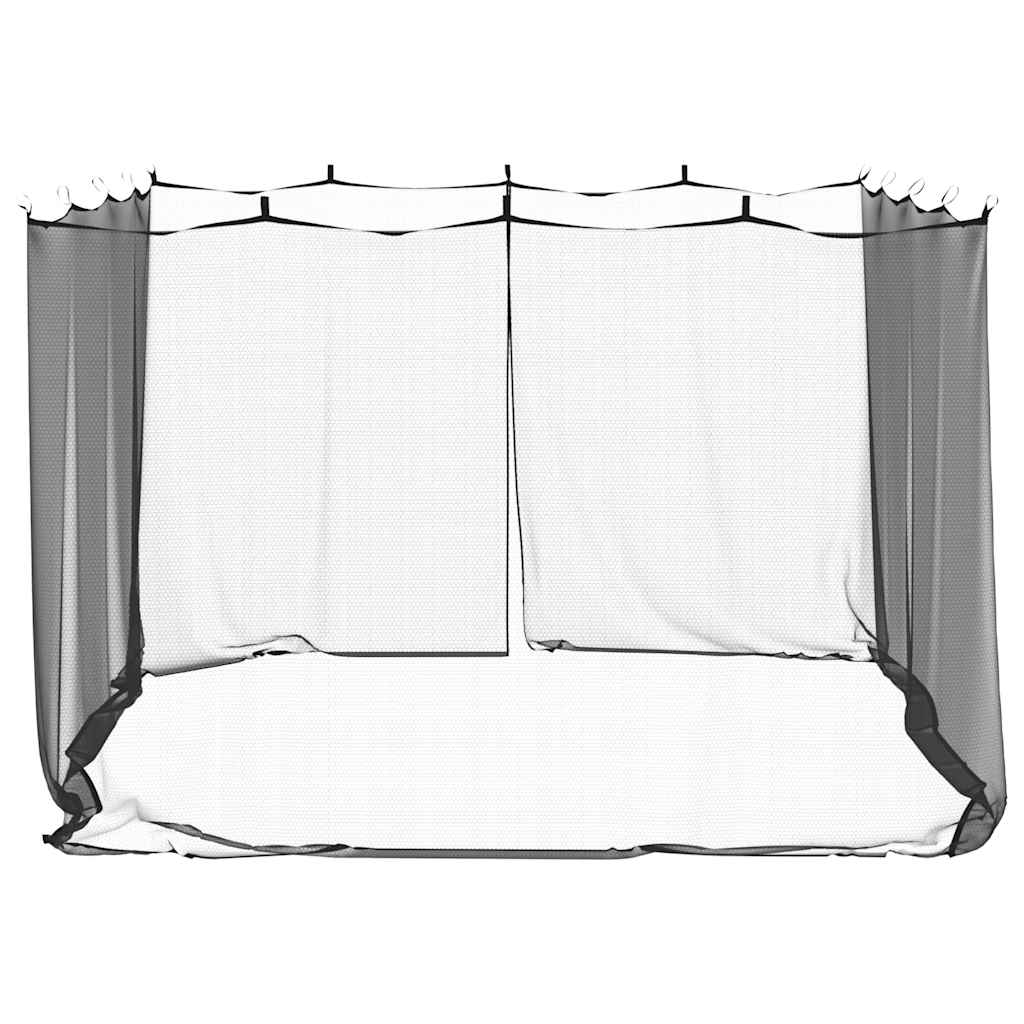 Mreža protiv komaraca za vanjsku upotrebu 220 mreža crna 300x300x200 cm