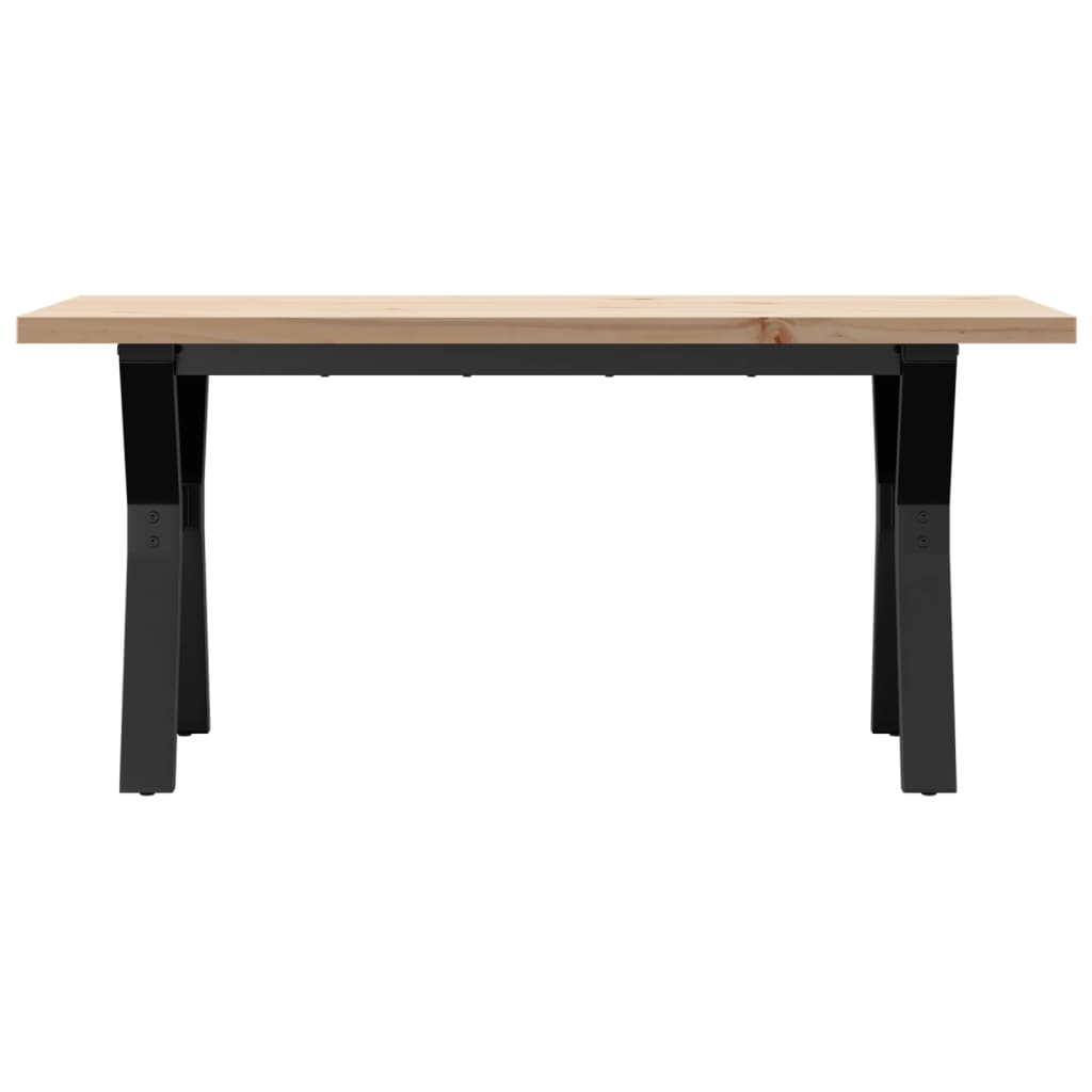 Stolić za kavu Y-oblika 100x50x45,5 cm od borovine i čelik