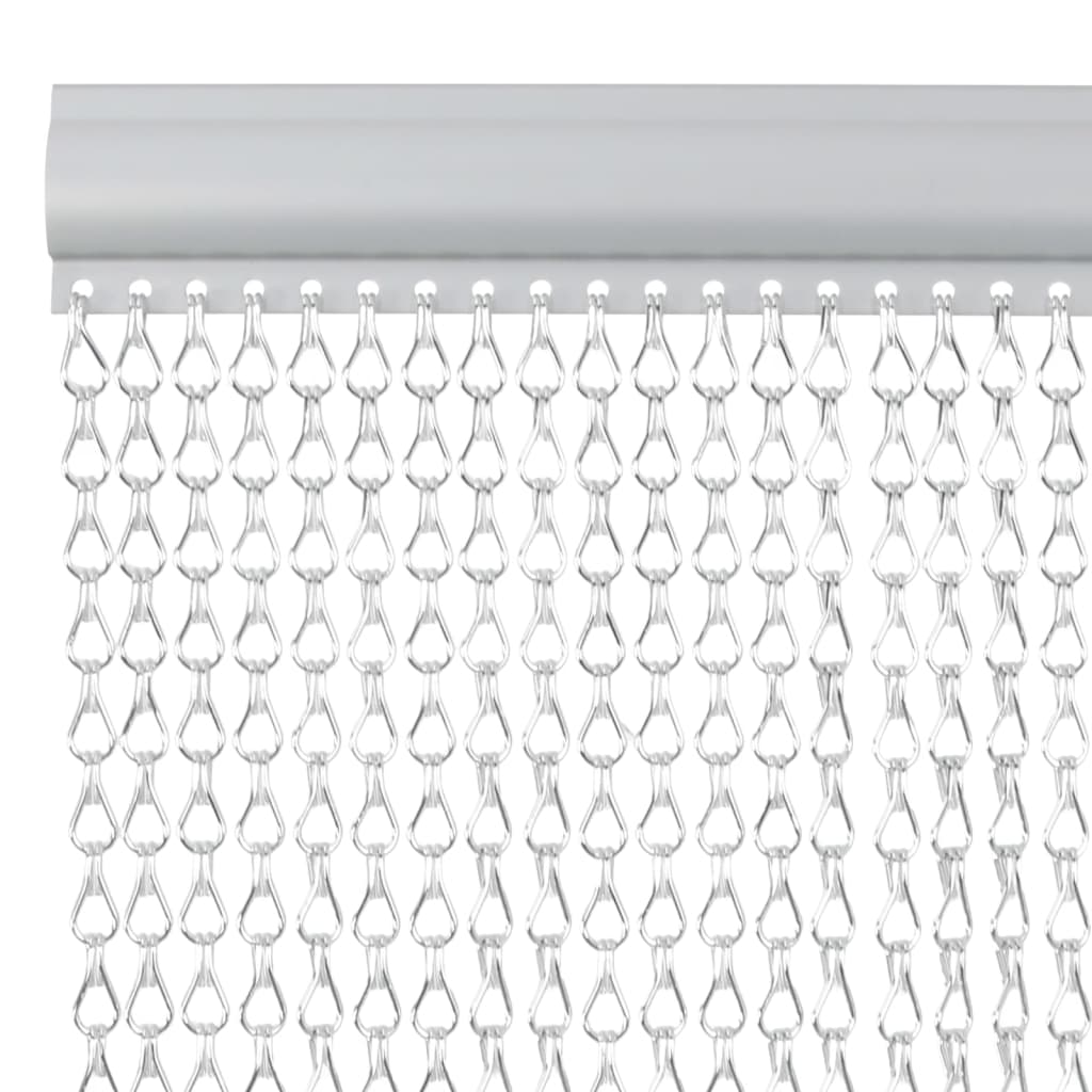 Lančani zastor za zaštitu od muha 80 x 221 cm aluminijski
