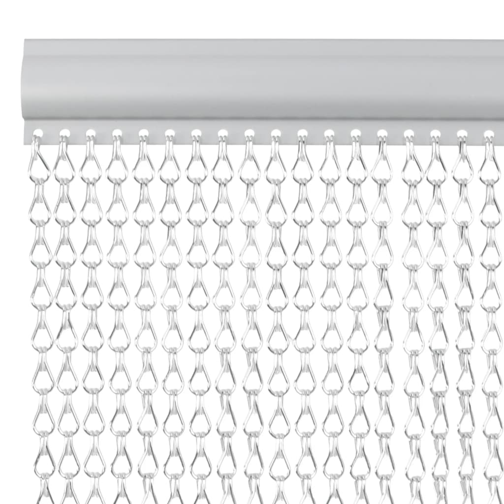 Lančani zastor za zaštitu od muha 90 x 212 cm aluminijski