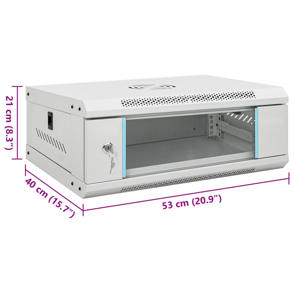 Zidni komunikacijski ormar 4U 19 " IP20 53 x 40 x 21 cm