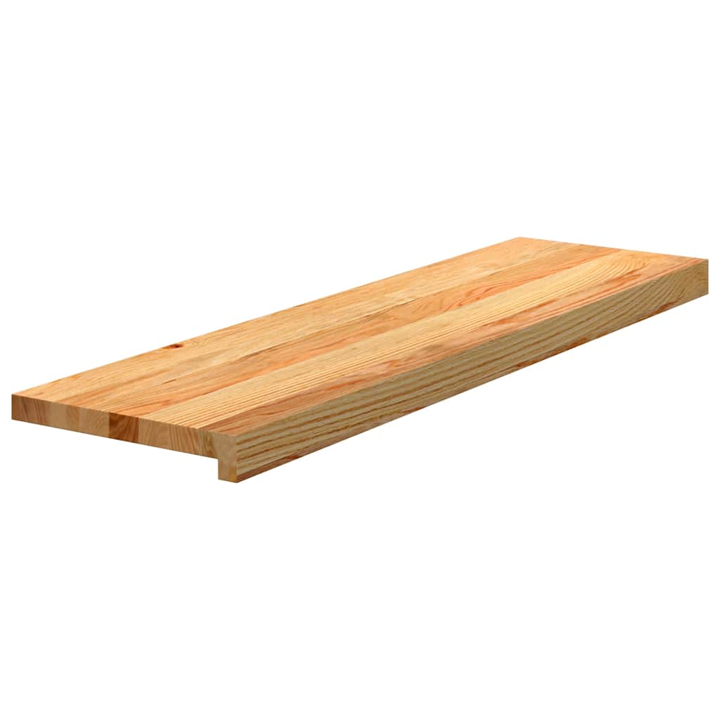 Gazišta stepenice 12 kom svjetlosmeđi 90x25x2 cm masivna hrast