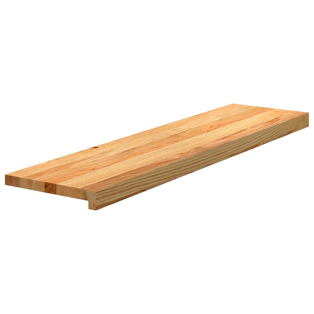 Gazišta stepenice 20 kom svjetlosmeđi 100x25x2 cm masivna hrast