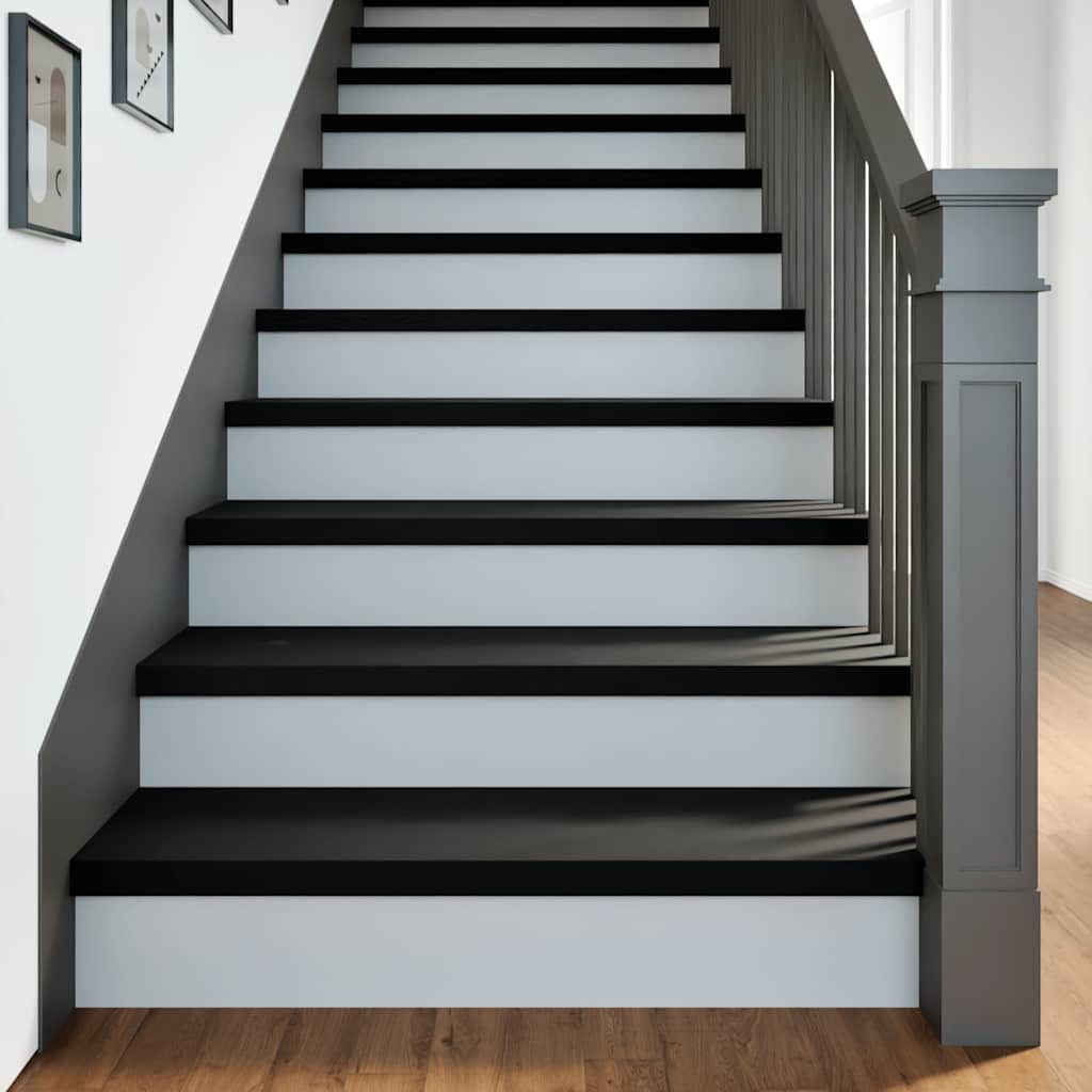 Gazišta stepenice 4 kom tamnosmeđi 100x30x2 cm masivna hrast