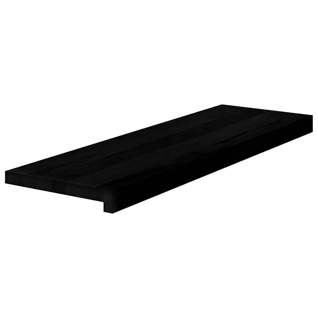 Gazišta stepenice 8 kom tamnosmeđi 80x25x2 cm masivna hrast