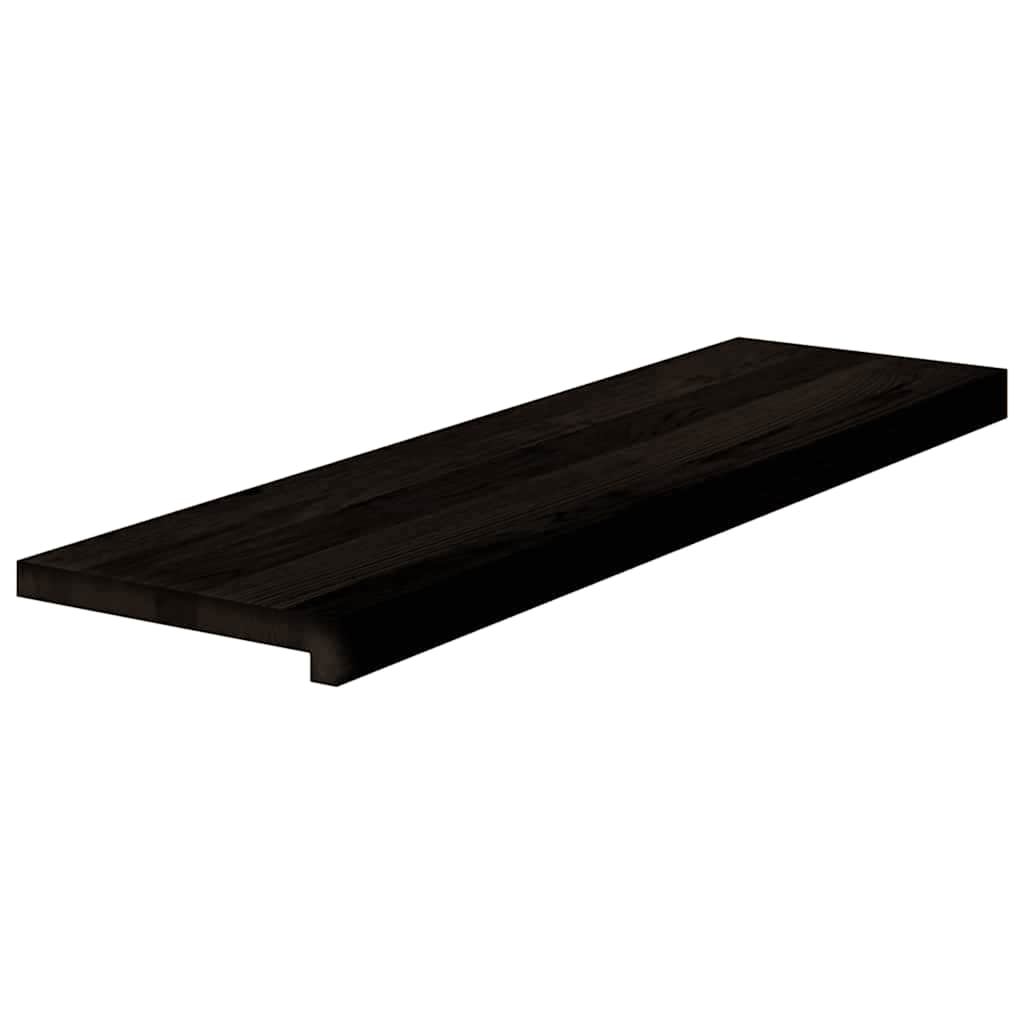Gazišta stepenice 12 kom tamnosmeđi 90x30x2 cm masivna hrast