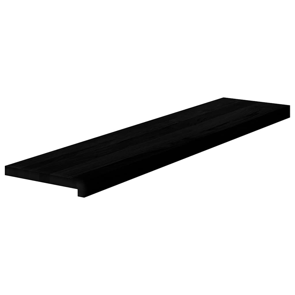 Gazišta stepenice 2 kom tamnosmeđi 110x25x2 cm masivna hrast
