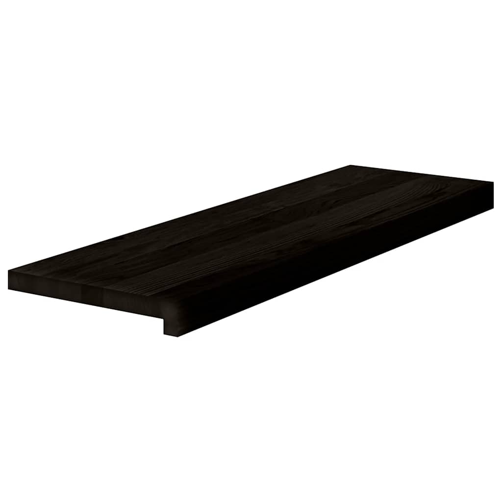 Gazišta stepenice 2 kom tamnosmeđi 80x30x2 cm masivna hrast