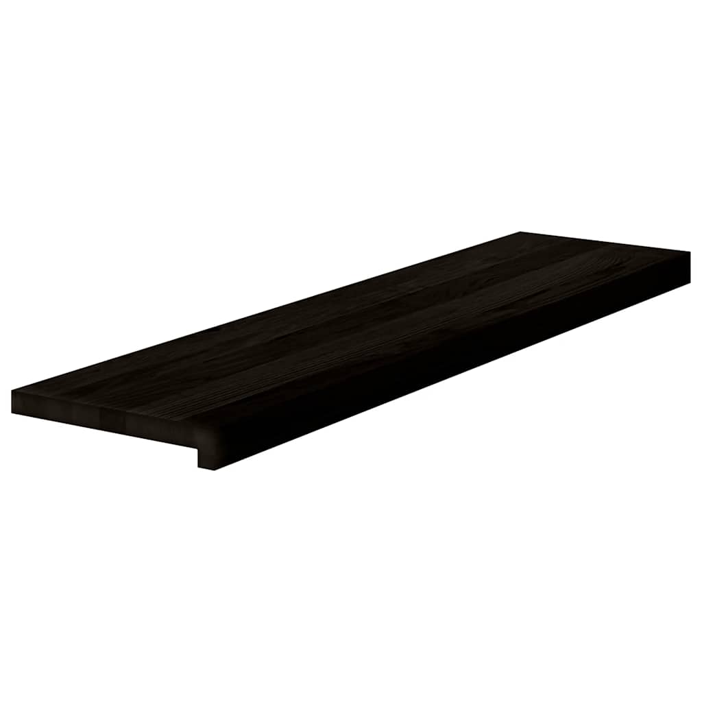 Gazišta stepenice 2 kom tamnosmeđi 100x30x2 cm masivna hrast
