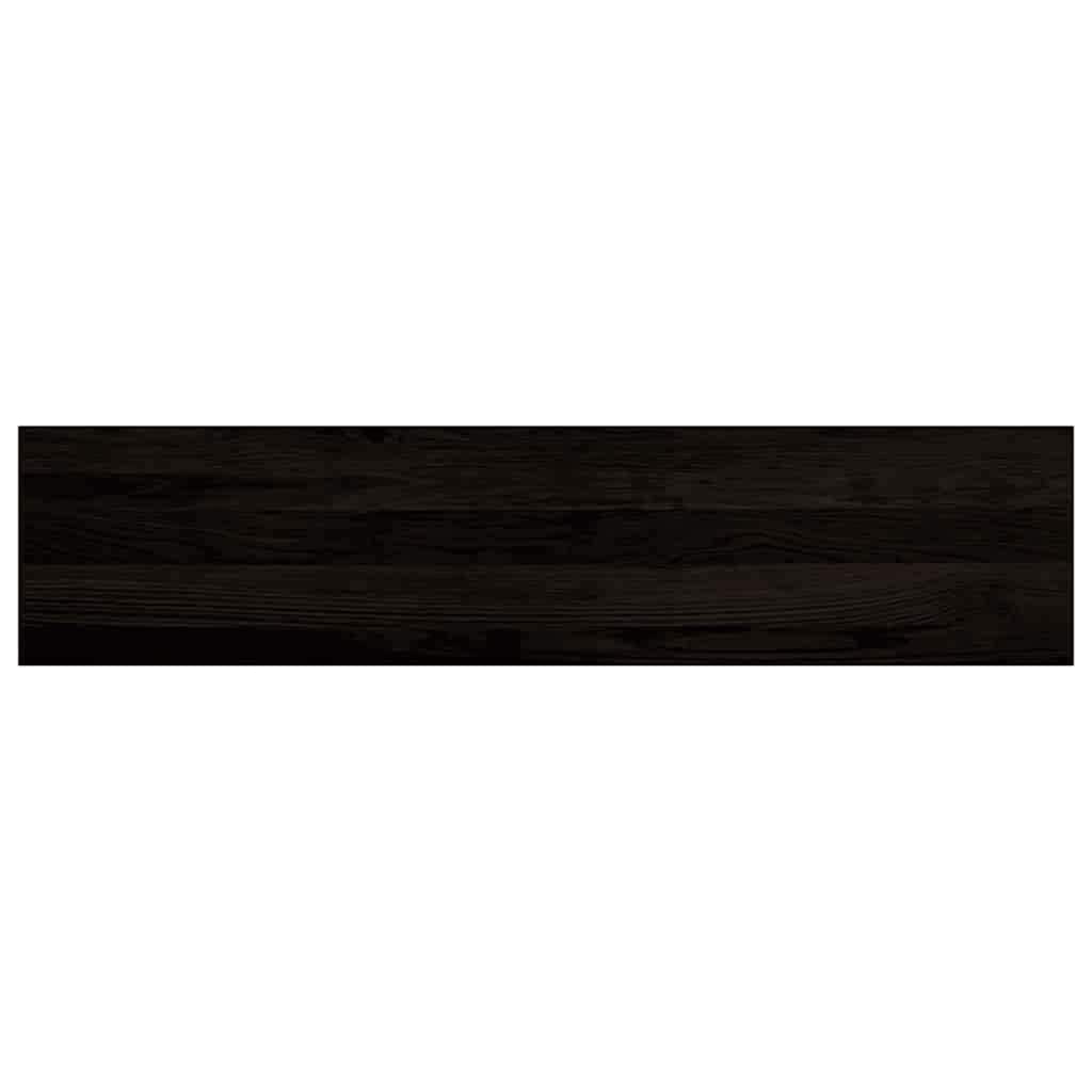 Gazišta stepenice 2 kom tamnosmeđi 110x30x2 cm masivna hrast