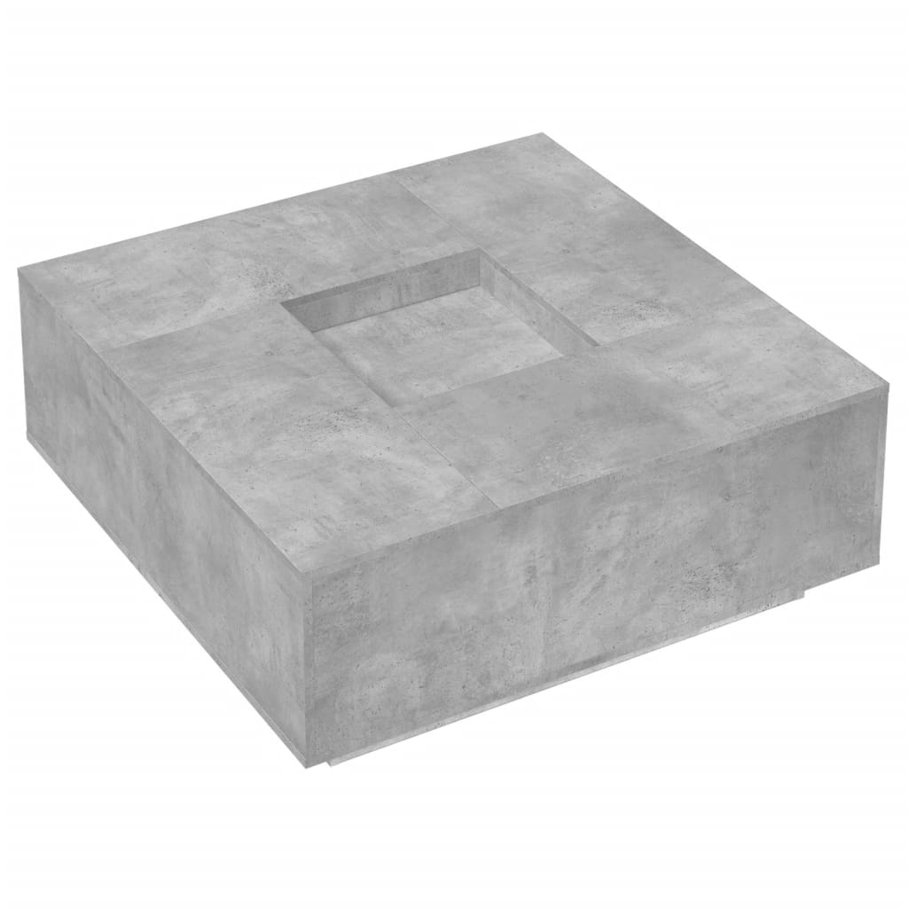Stolić za kavu boja hrasta 100 x 100 x 40 cm konstruirano drvo