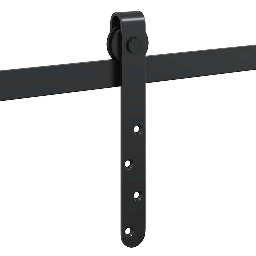 Komplet kliznih vrata ormarića 213 cm ugljični čelik