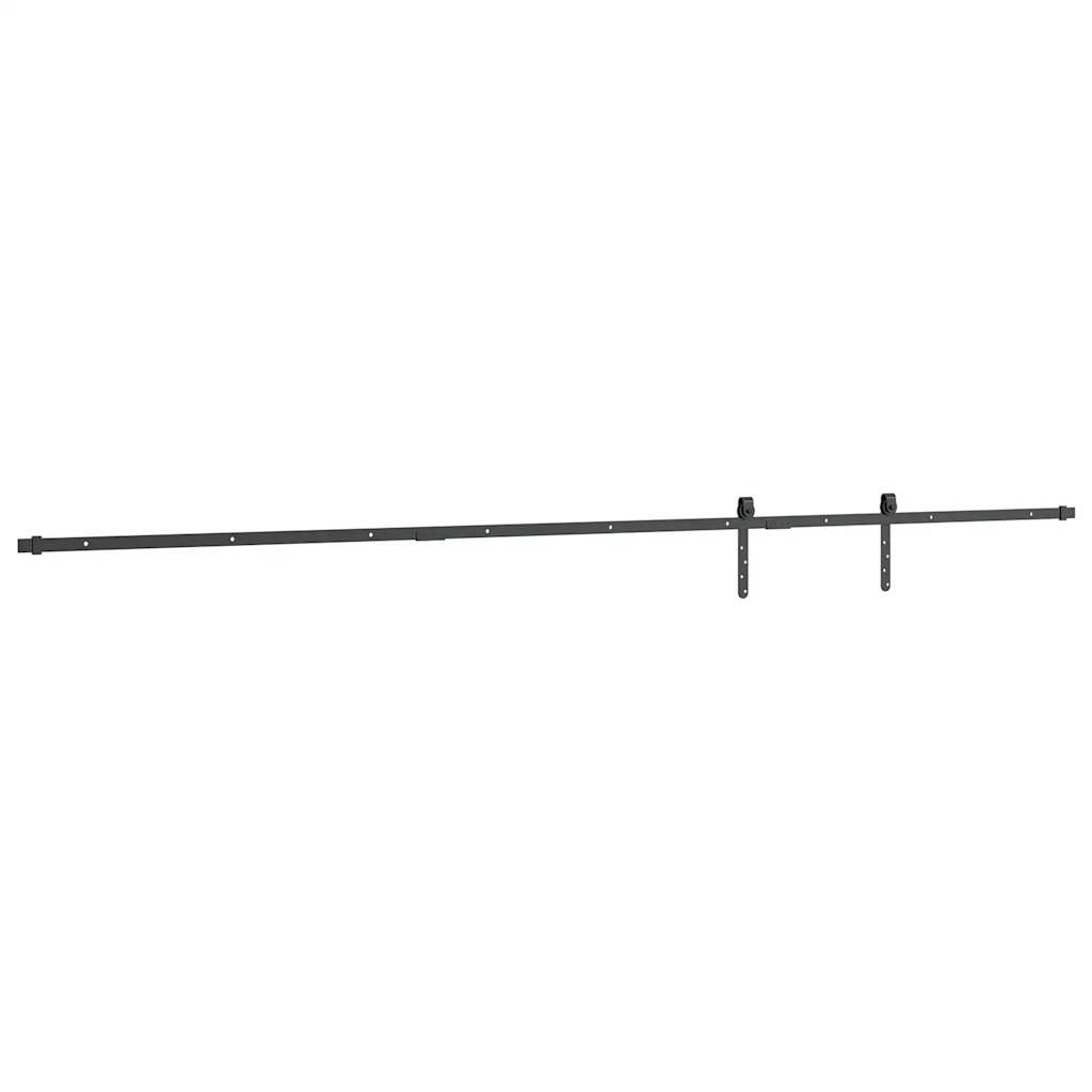 Komplet kliznih vrata ormarića 244 cm ugljični čelik