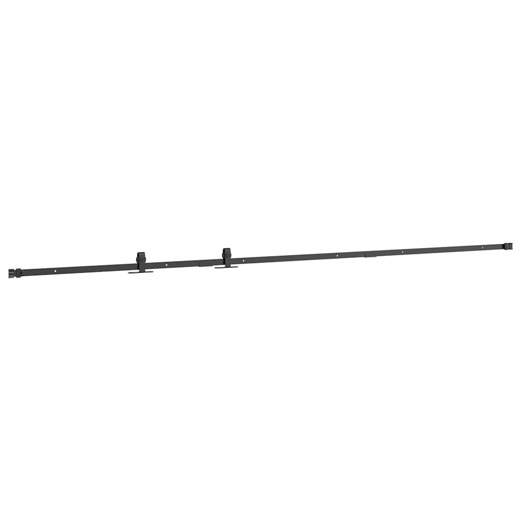 Komplet kliznih vrata ormarića 244 cm ugljični čelik