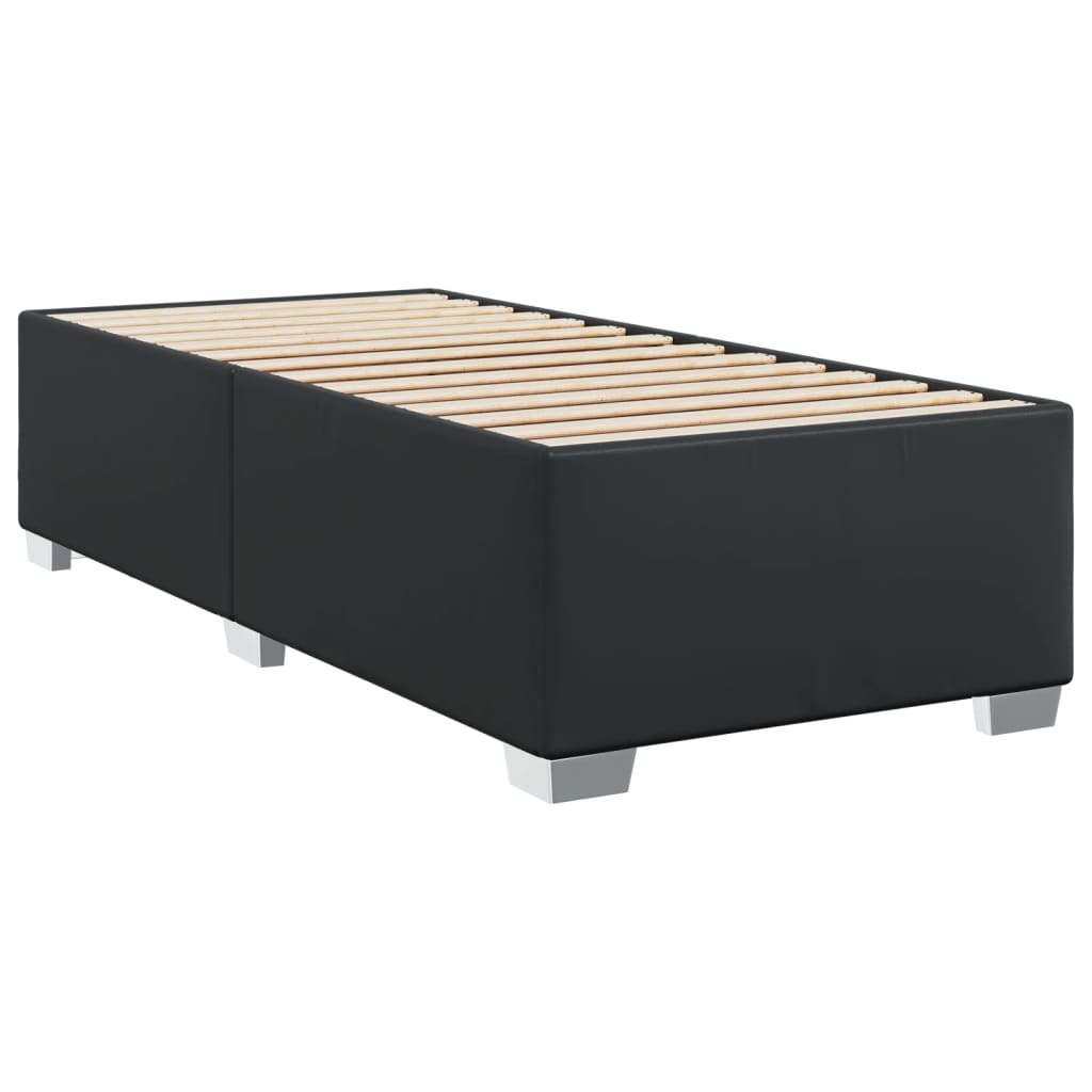 Okvir za krevet crni 80 x 200 cm od umjetne kože