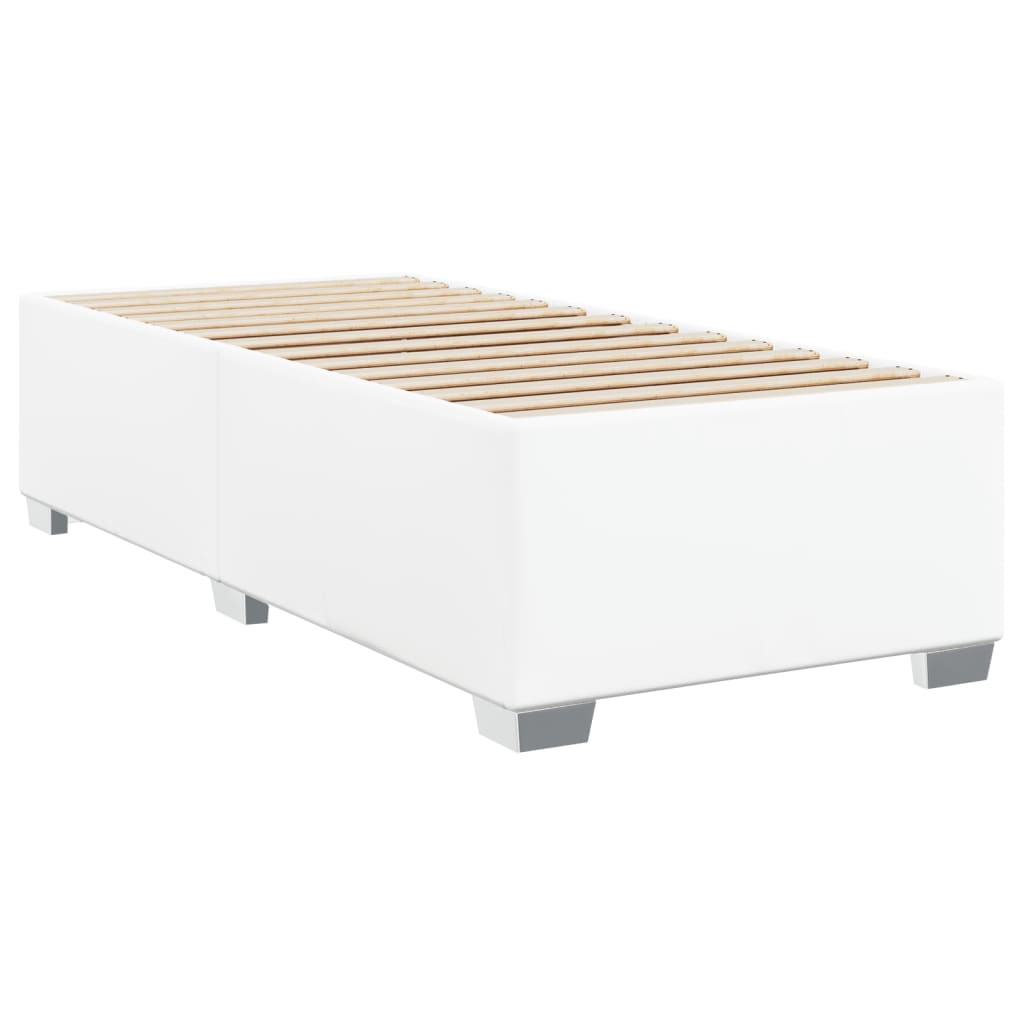 Okvir za krevet bijeli 80 x 200 cm od umjetne kože