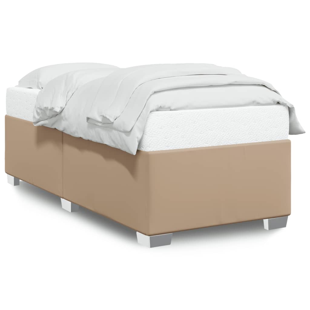 Okvir za krevet boja cappuccina 90x190 cm od umjetne kože