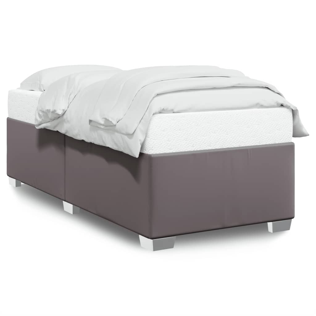 Okvir za krevet sivi 100x200 cm od umjetne kože