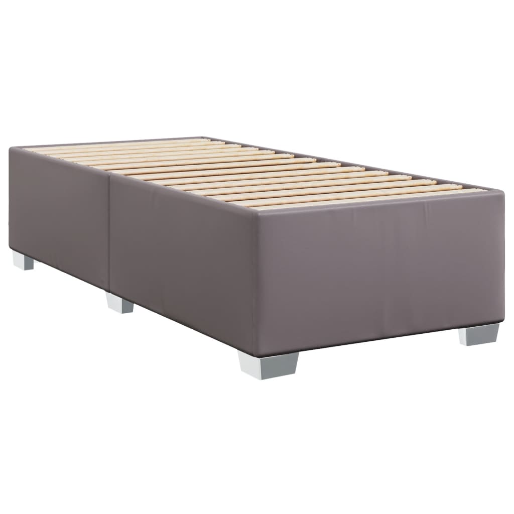 Okvir za krevet sivi 100x200 cm od umjetne kože