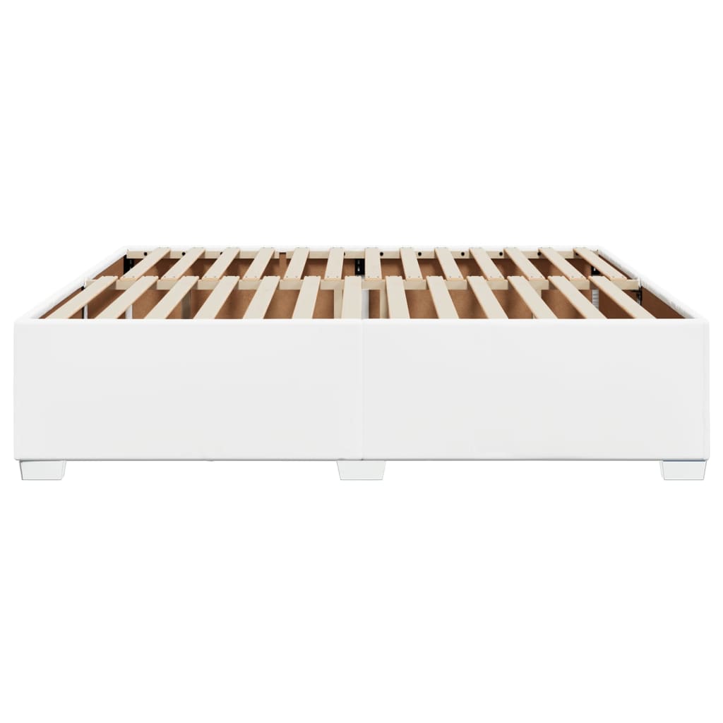 Okvir za krevet bijela 180x200 cm od umjetne kože