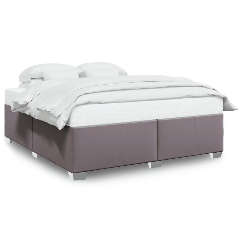 Okvir za krevet sivi 180x200 cm od umjetne kože