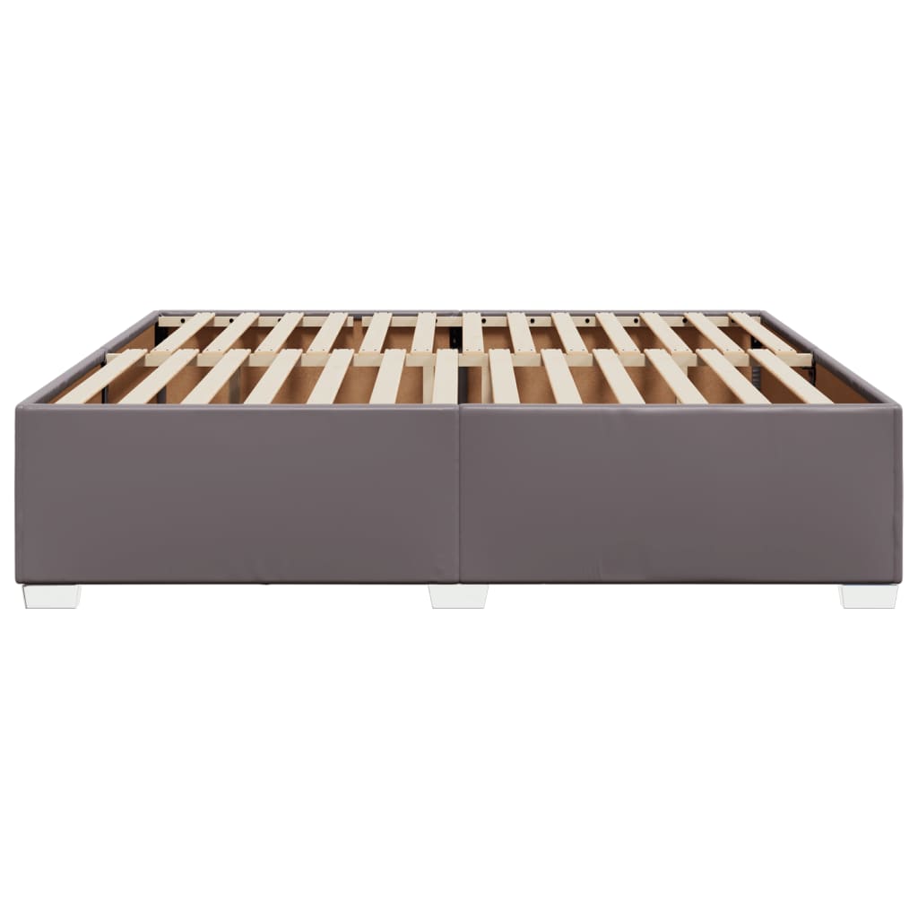 Okvir za krevet sivi 180x200 cm od umjetne kože