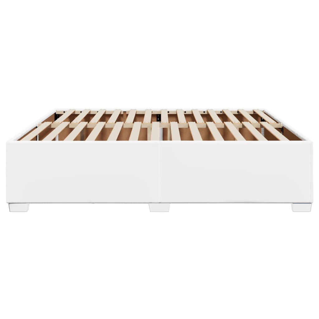 Okvir za krevet bijela 200x200 cm od umjetne kože
