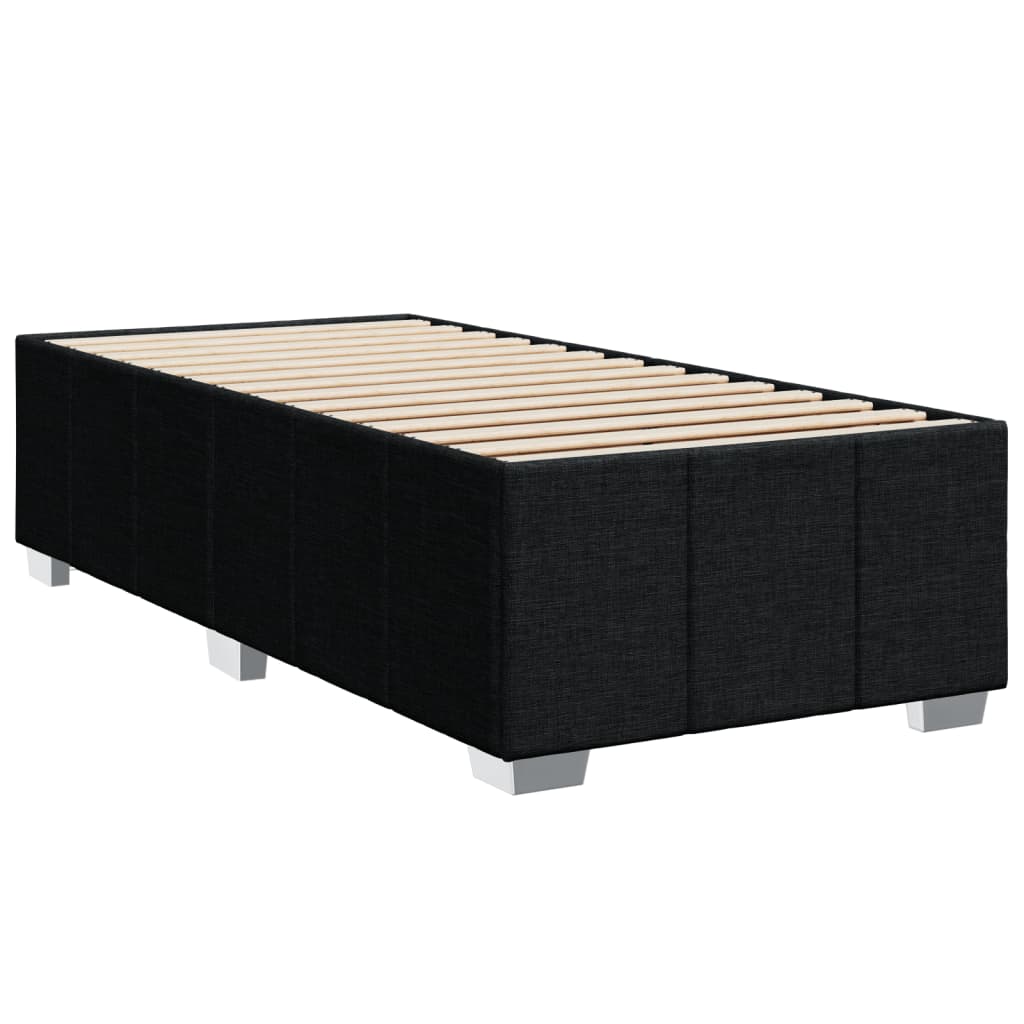 Okvir za krevet bez madraca crni 80x200cm od tkanine