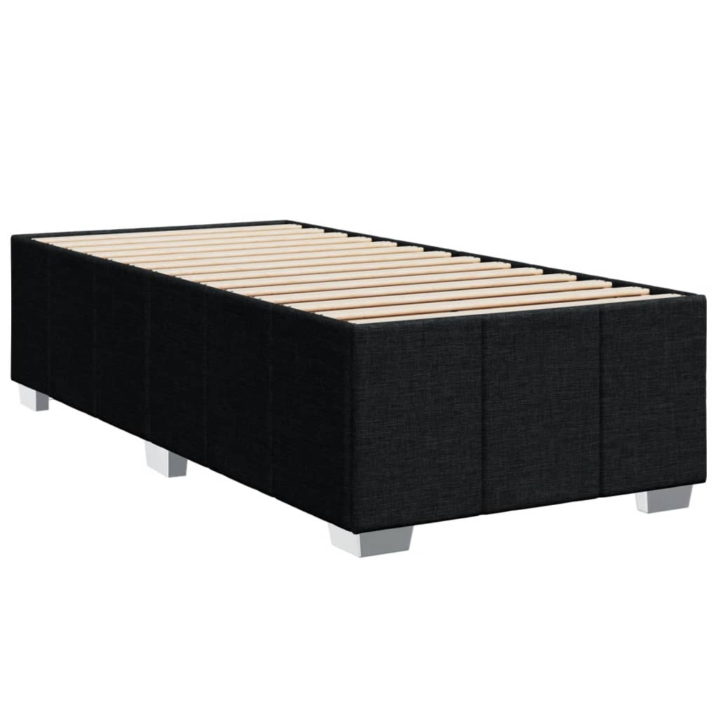 Okvir za krevet bez madraca crni 90x190cm od tkanine