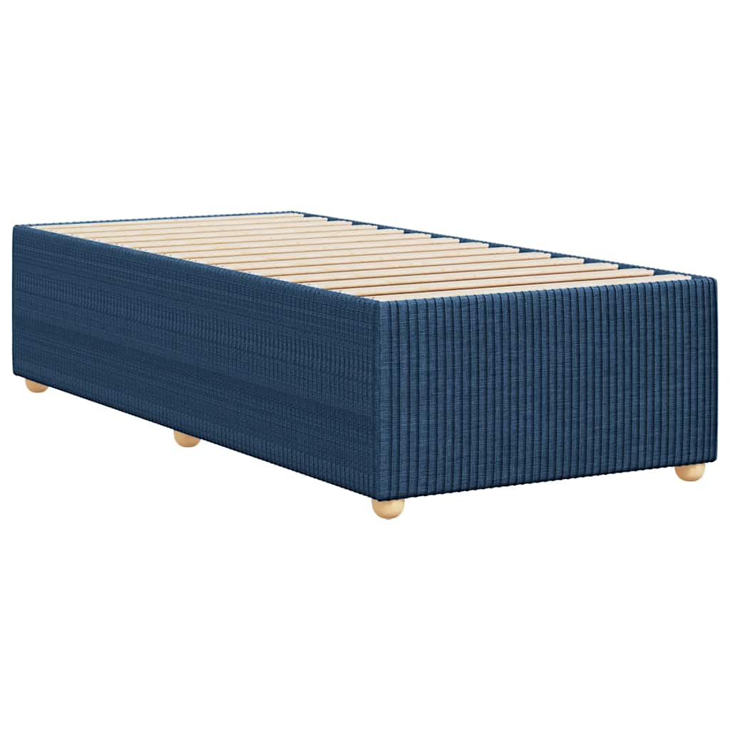 Okvir za krevet bez madraca plava 90x190cm od tkanine