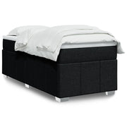 Box spring krevet s madracem crni 80 x 200 cm od tkanine