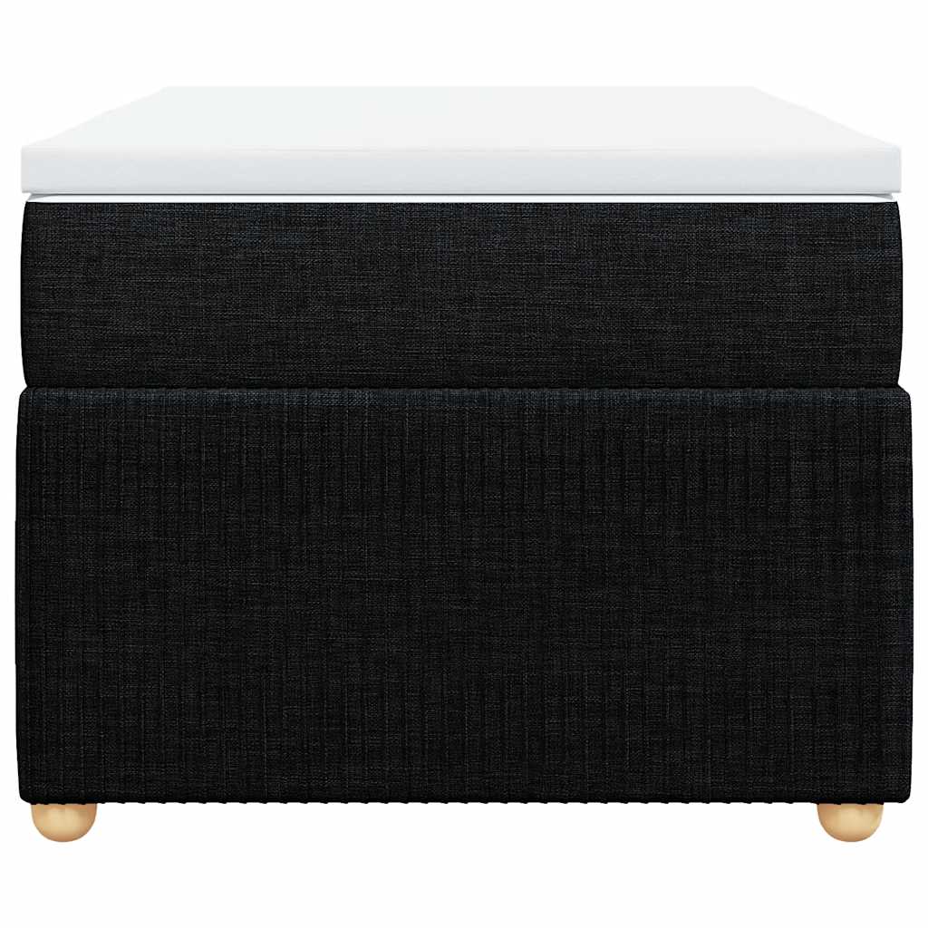 Box spring krevet s madracem crni 80 x 200 cm od tkanine