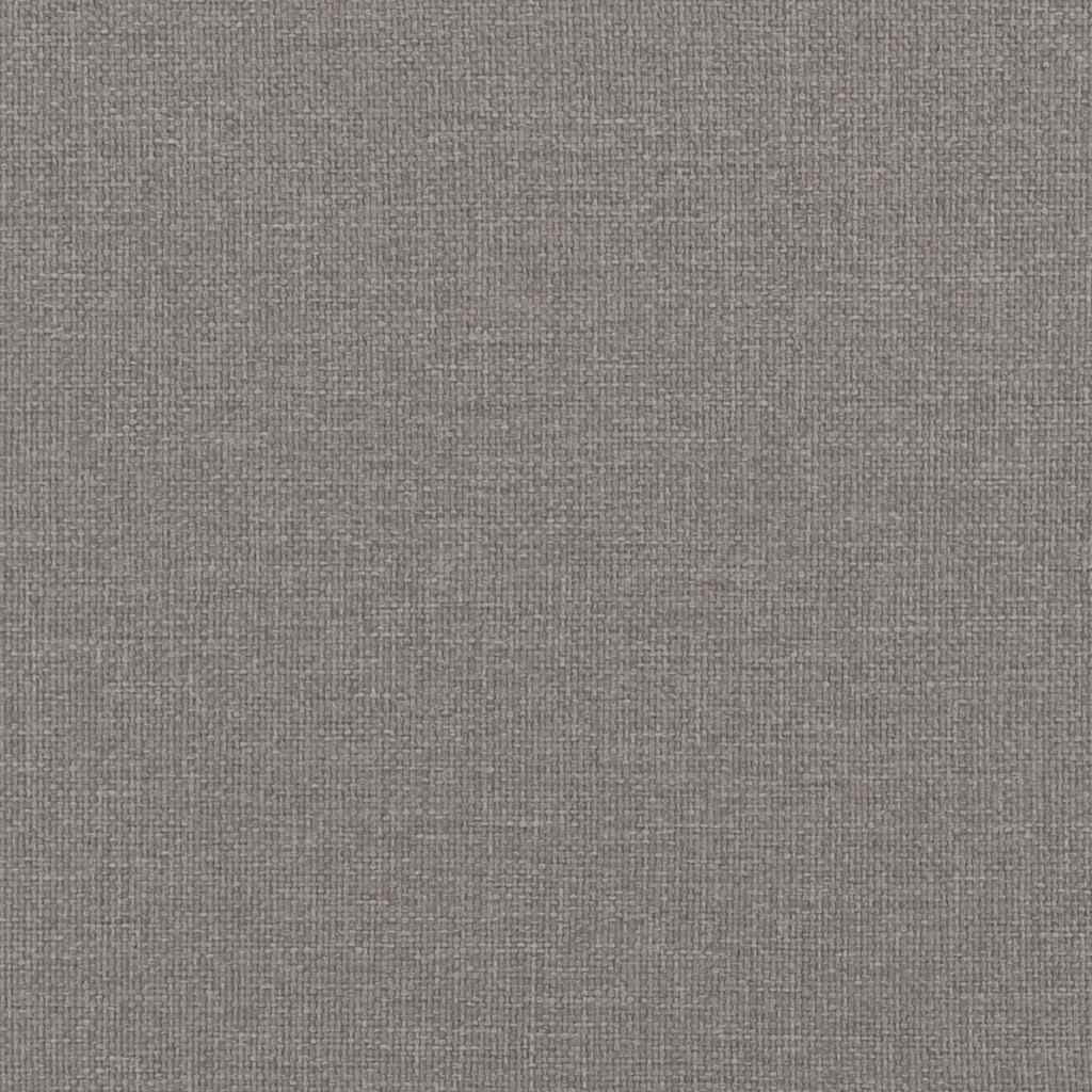 Krevet s oprugama i madracem smeđesivi 90x190 cm od tkanine