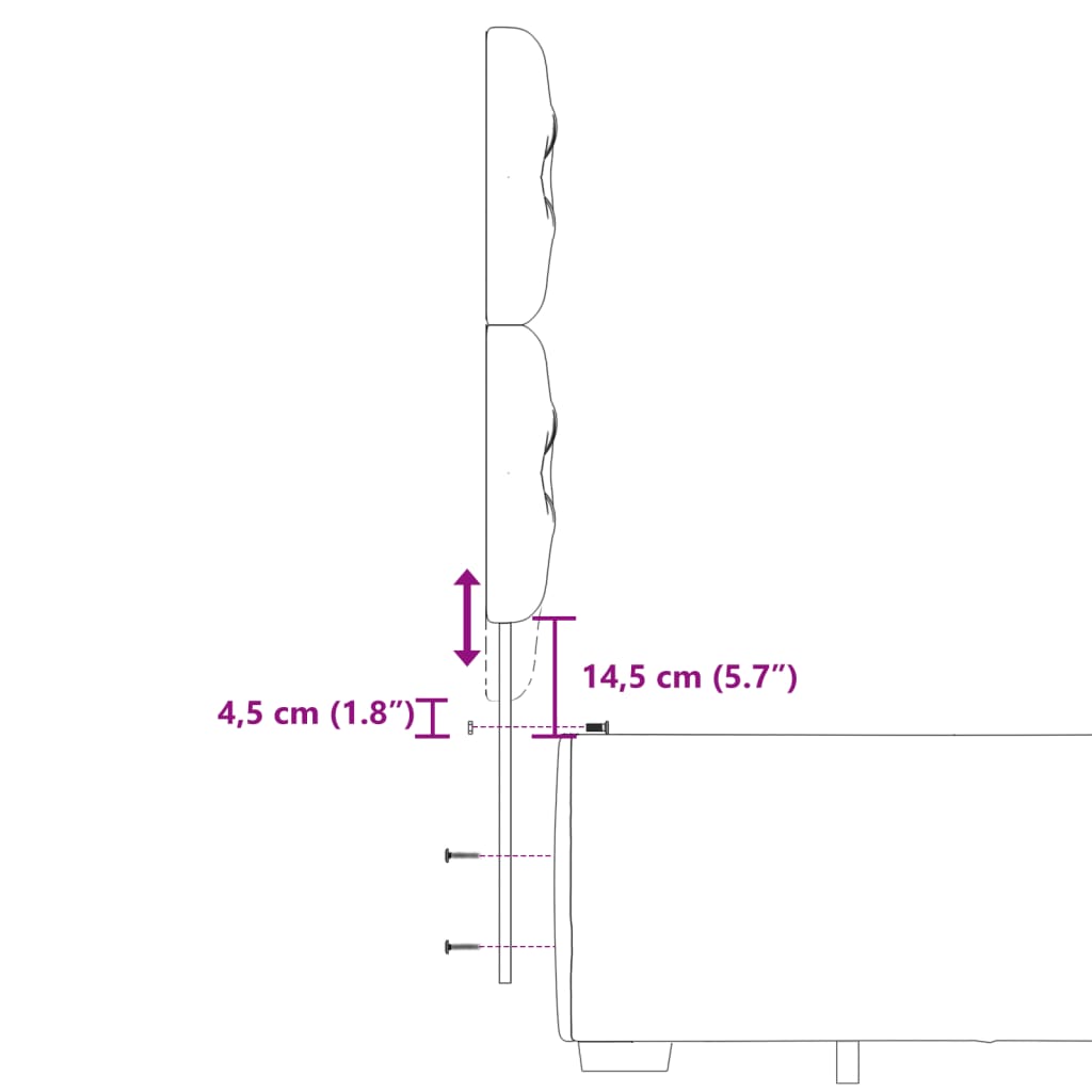 Krevet s oprugama i madracem krem 140x200 cm od tkanine
