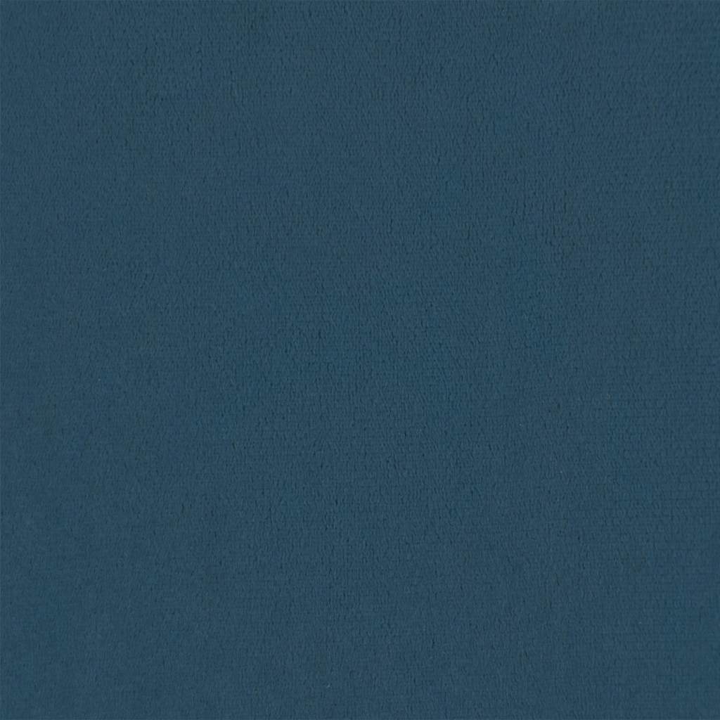 Krevet s oprugama i madracem plavi 120 x 190 cm baršun