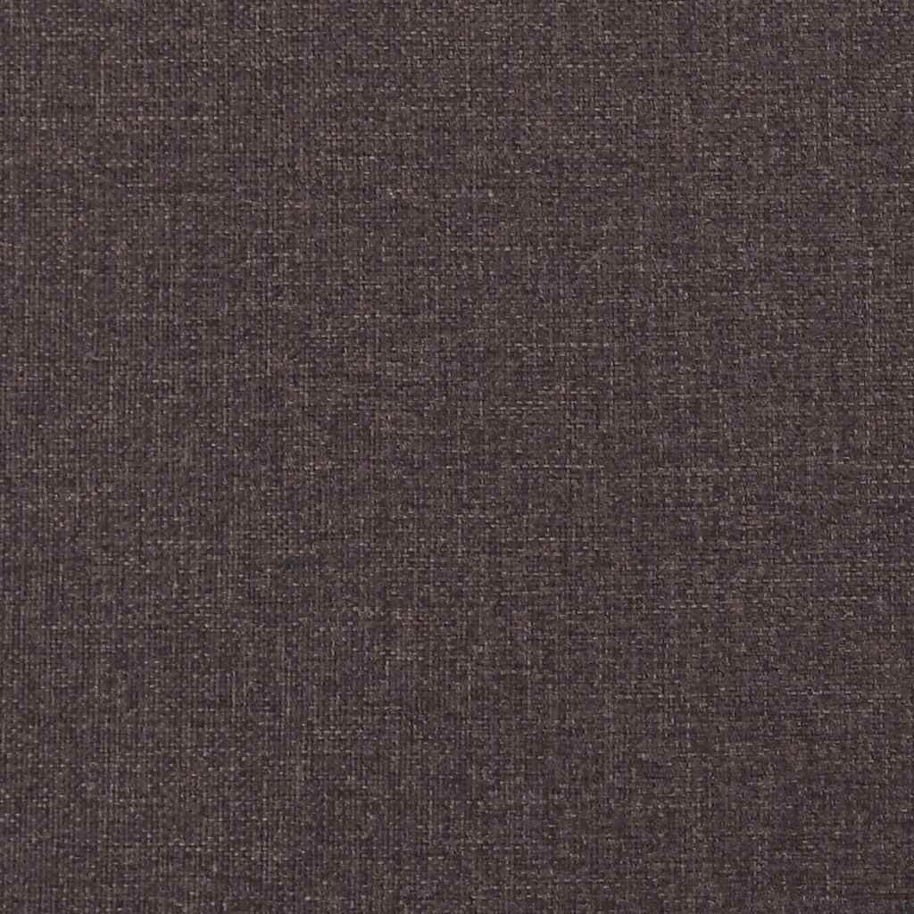 Krevet s oprugama i madracem tamnosmeđi 100 x 200 cm od tkanine