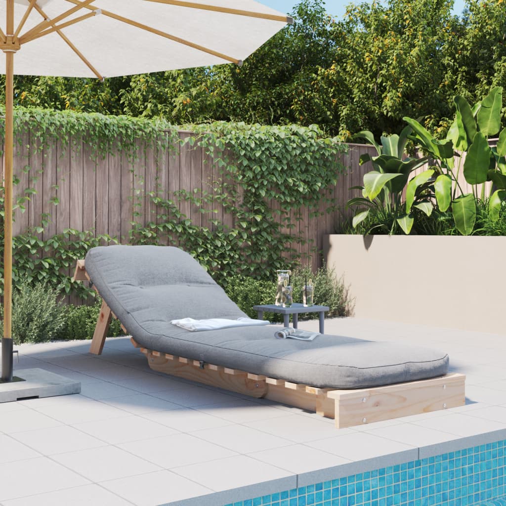 Futon na razvlačenje s madracem 60x206x11 cm masivna borovina
