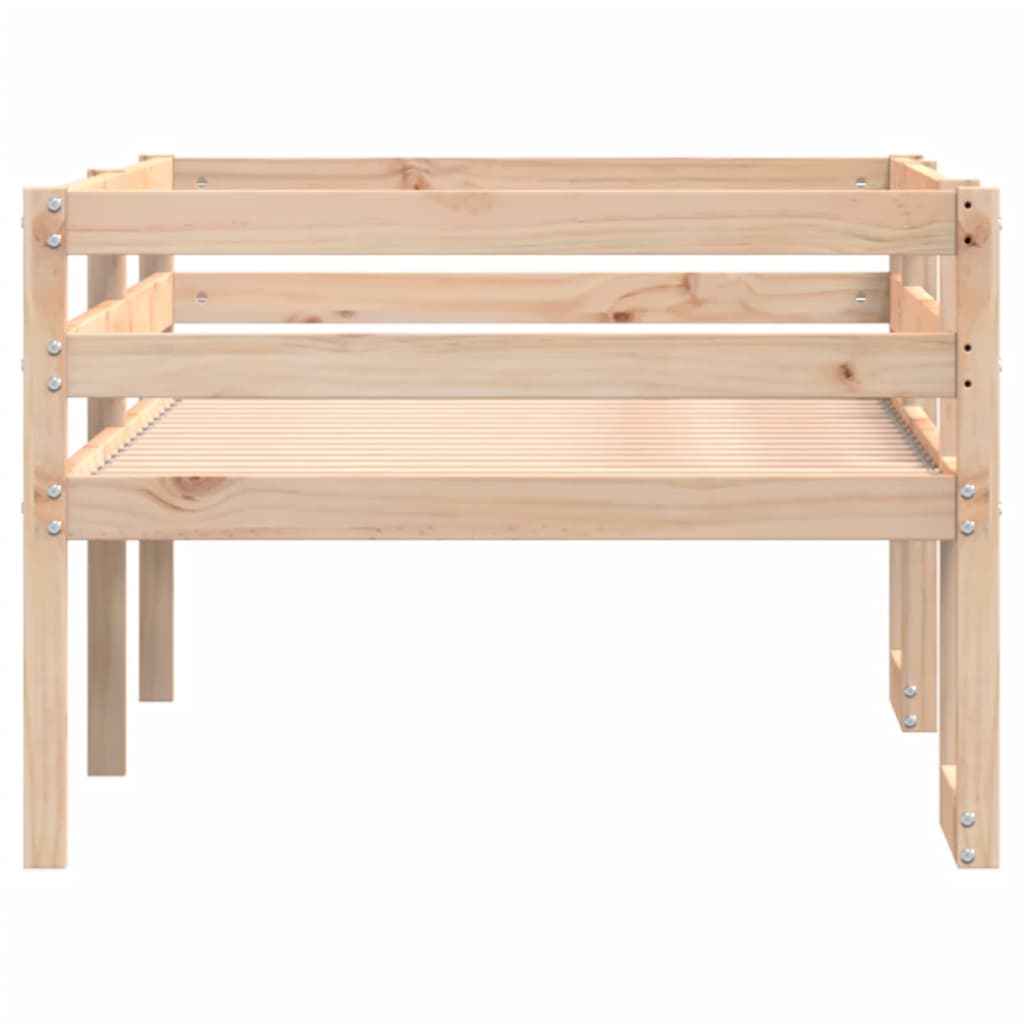 Okvir za dječji krevet 80 x 200 cm od masivne borovine