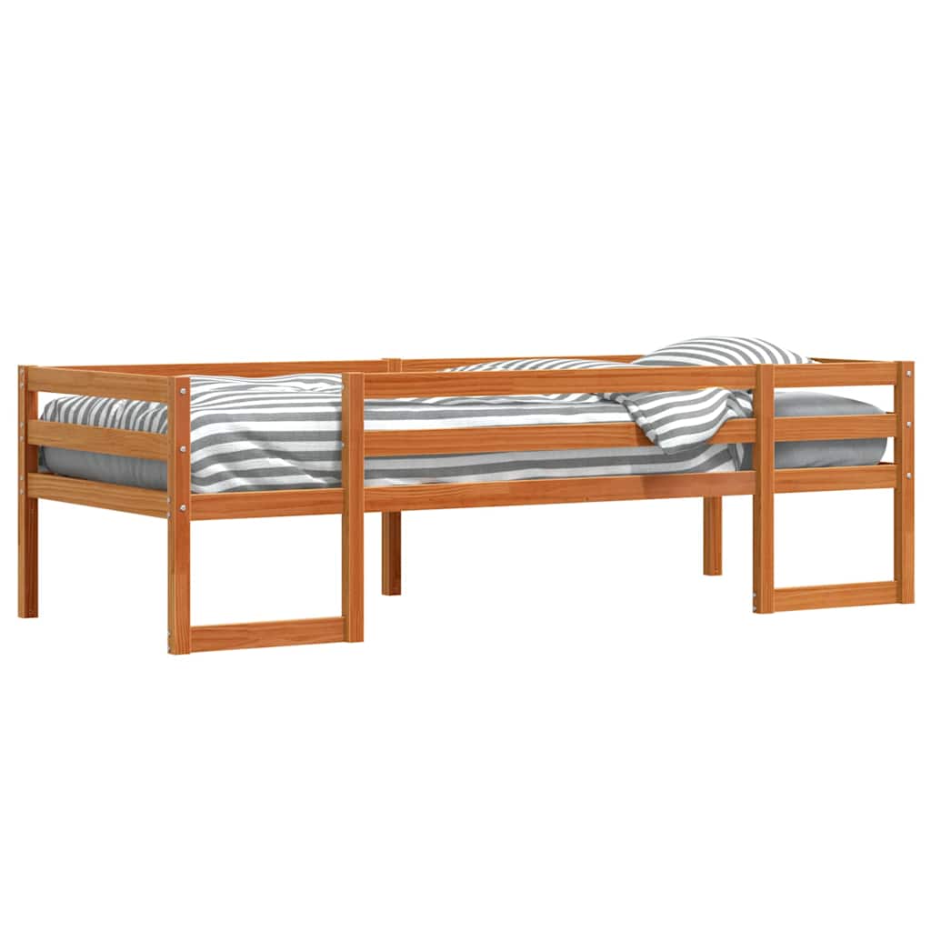 Okvir za dječji krevet voštano smeđi 80 x 200 cm borovina