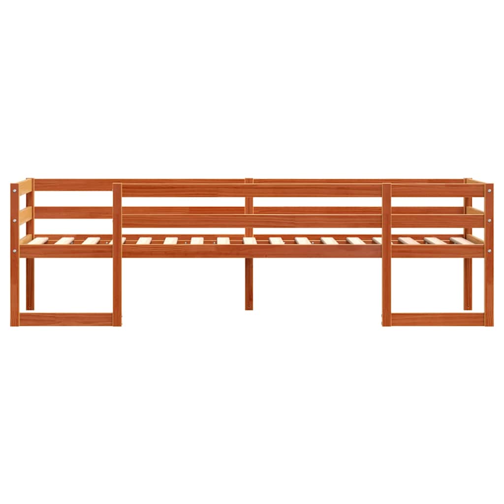 Okvir za dječji krevet voštano smeđi 80 x 200 cm borovina