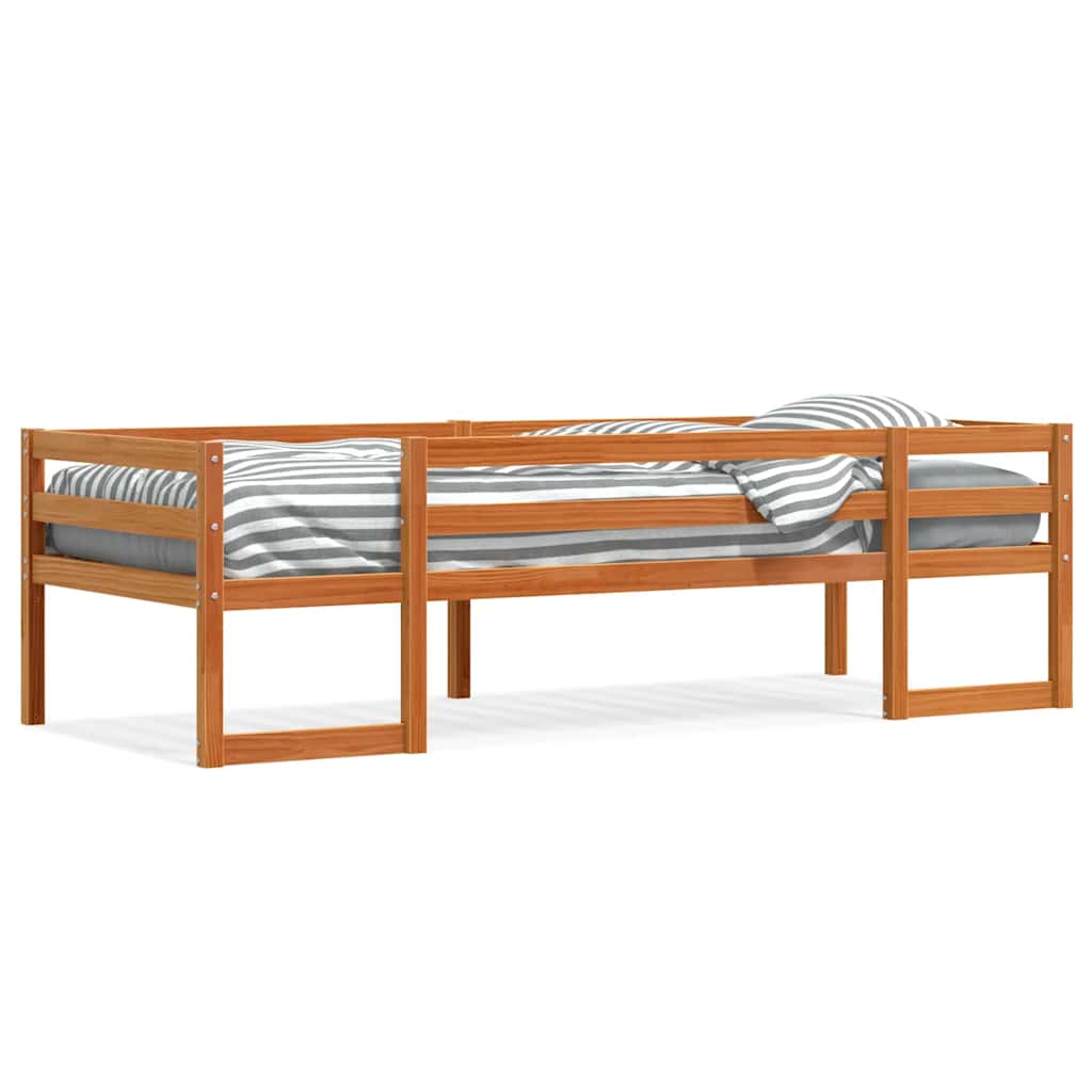 Okvirza dječji krevet voštano smeđi 75 x 190 cm borovina