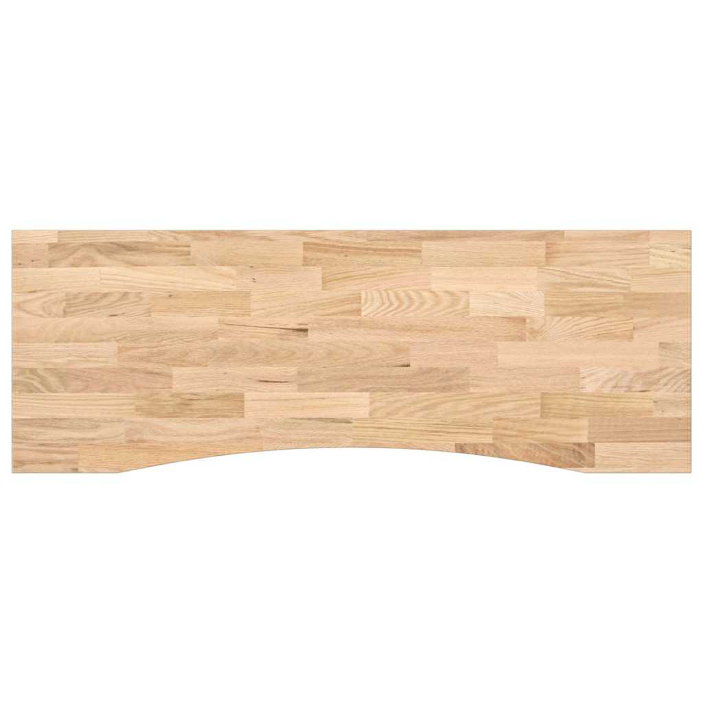Ploča za radni stol 140x60x2,5cm netretirane masivne hrastovine