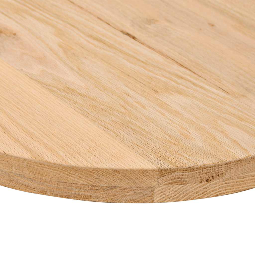 Stolna ploča 100x50x4 cm od ovalna masivna hrastovina